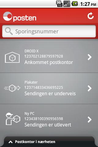 Posten Sporing Android Tools