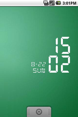 LED Clock Widget (Std:White) Android Tools