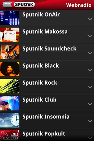 Sputnik Webradio Android Entertainment