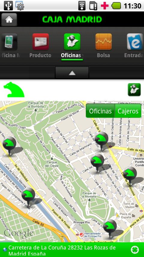 Caja Madrid Android Finance