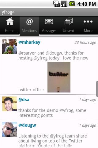 Yfrog for Android Android Multimedia