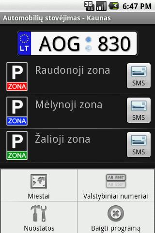 Parking Lithuania Android Productivity