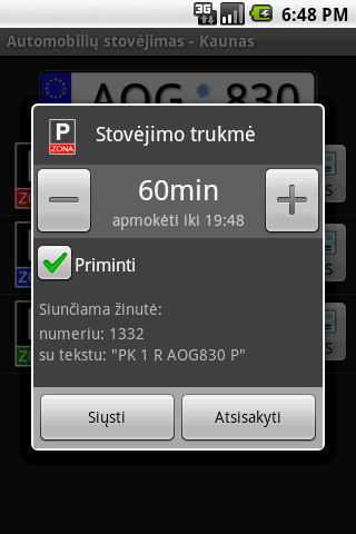 Parking Lithuania Android Productivity
