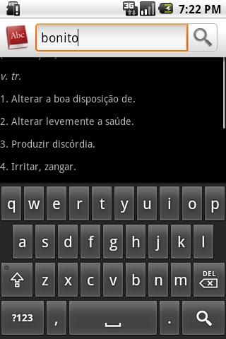 Portuguese Dictionary Android Reference