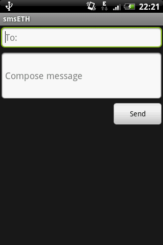 smsETH Android Communication
