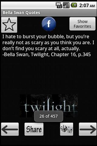 Bella Swan Quotes Ad-Free Android Reference
