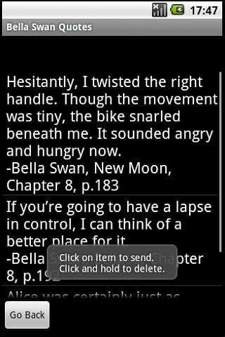 Bella Swan Quotes Ad-Free Android Reference