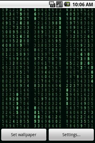 Matrix Stream Wallpaper Full Android Personalization