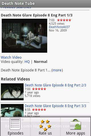 DeathNoteTube Free Android Media & Video