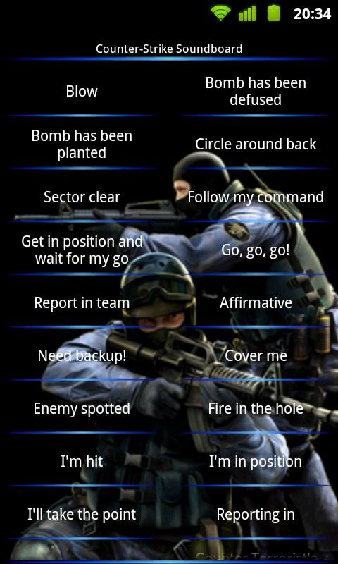 Counter-Strike Soundboard Android Entertainment