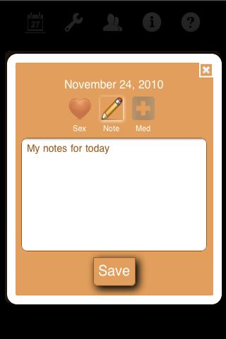 Ladytimer Ovulation Calendar Android Health & Fitness