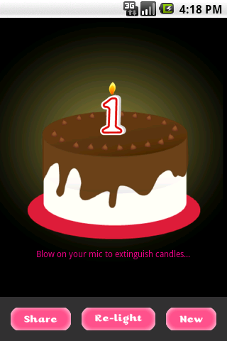 Birthday Cake Android Entertainment
