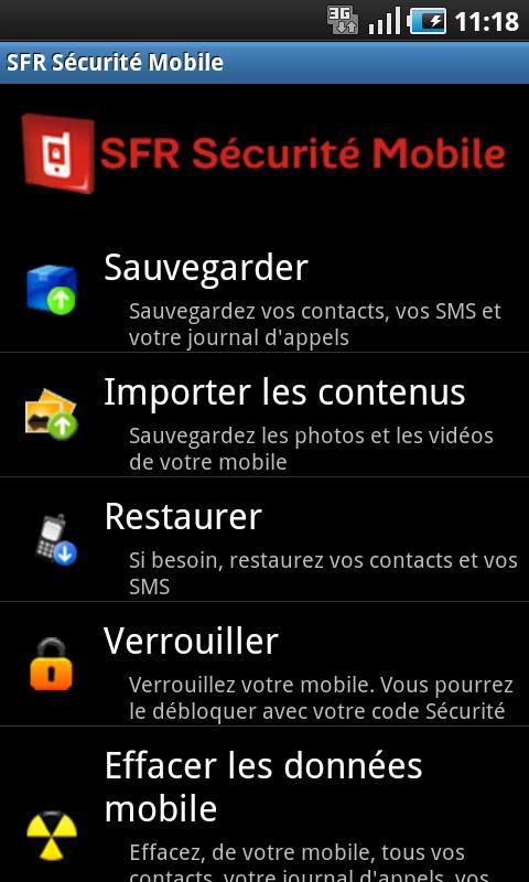 SFR Sécurité Mobile Android Tools