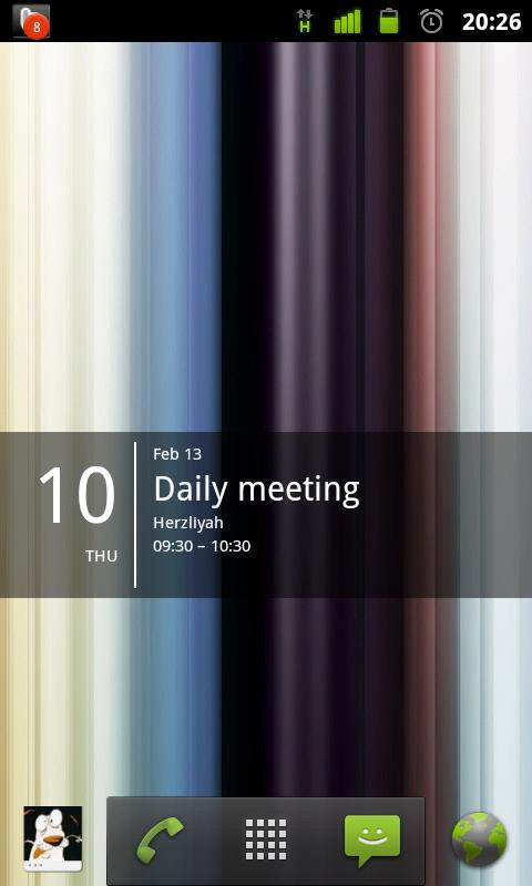 Simple Calendar Widget Android Productivity