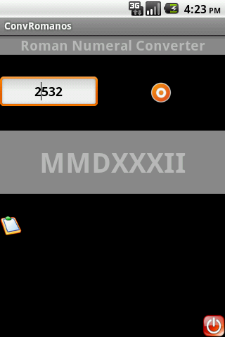 Roman Numeral Converter Android Education