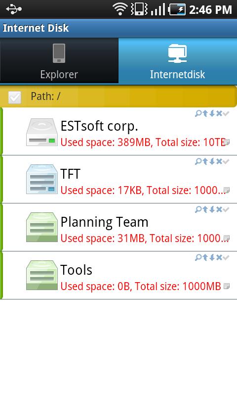 InternetDisk Android Productivity