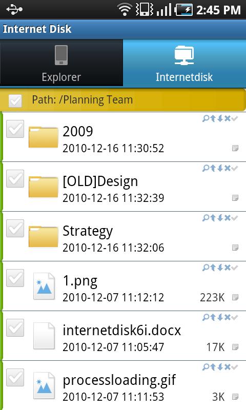 InternetDisk Android Productivity