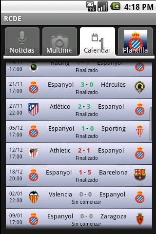 RCD Espanyol de Barcelona Android Sports