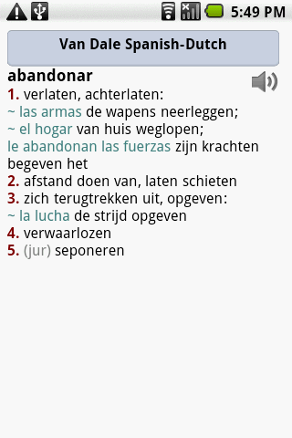Van  Dale Spanish-Dutch Pocket Android Books & Reference