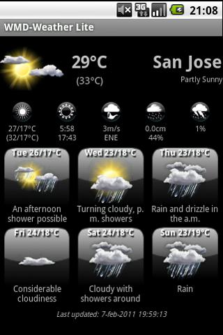 WMD-Weather Lite Android Weather