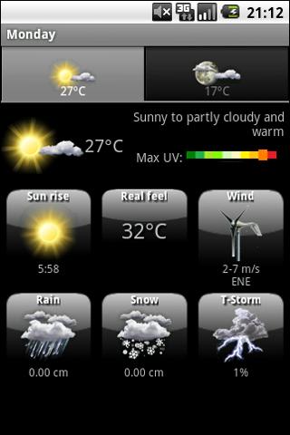 WMD-Weather Lite Android Weather