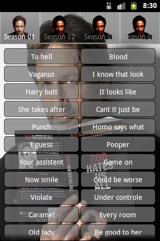 Hank Moody Soundboard