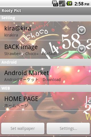 Strawberry Choco LW Trial Android Personalization
