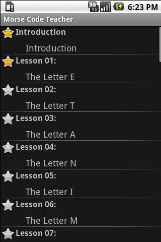 Morse Code Teacher Android Communication