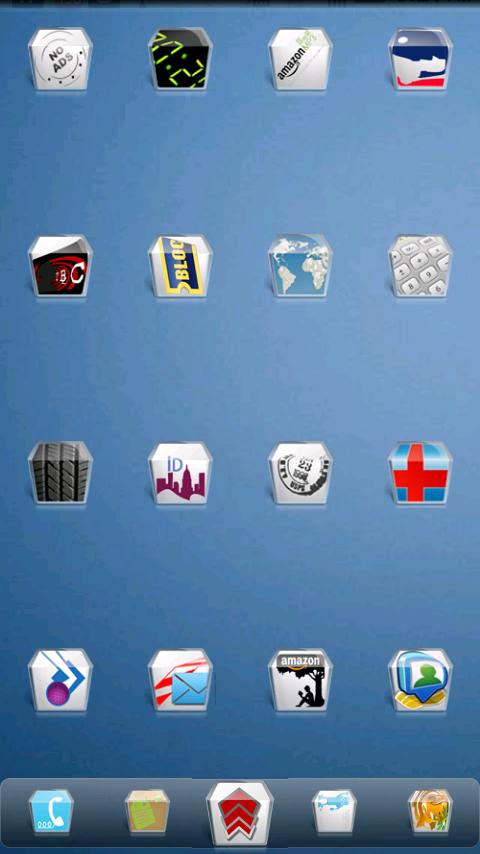Cuboid ADW Theme Android Personalization