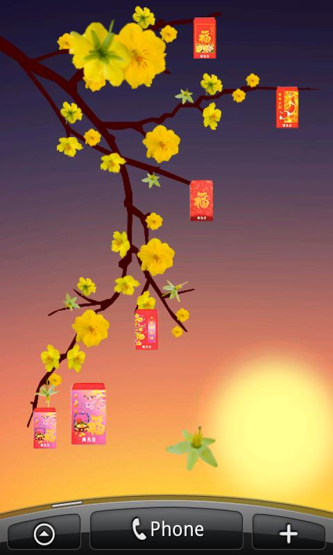 Mai Flower Live wallpaper Android Personalization