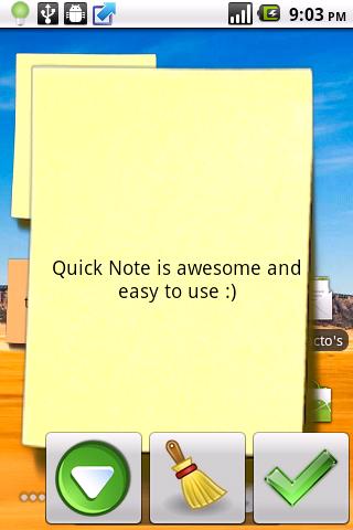 Quick Note (post-it widget) Android Productivity
