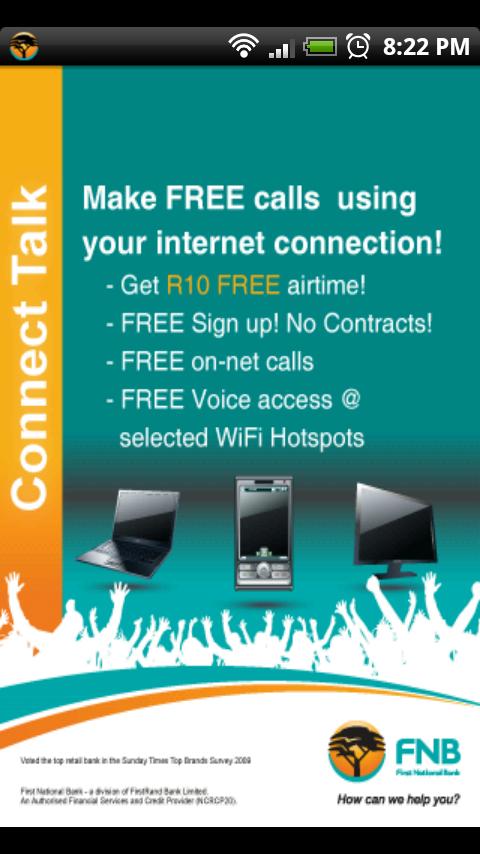 FNB Connect Phone Android Communication