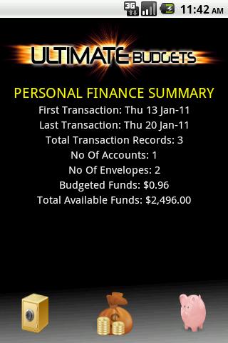 Ultimate Budgets Free BETA