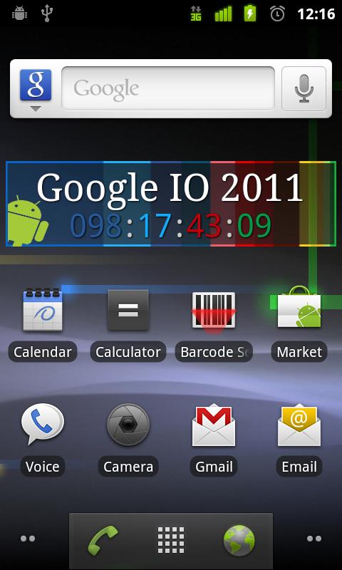 Google IO Countdown