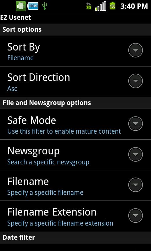 EZ Usenet Android Media & Video