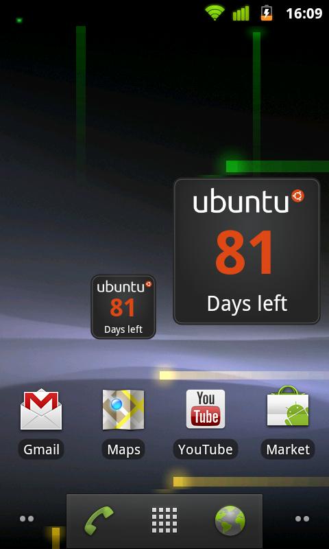 Ubuntu Countdown Widget Android Tools