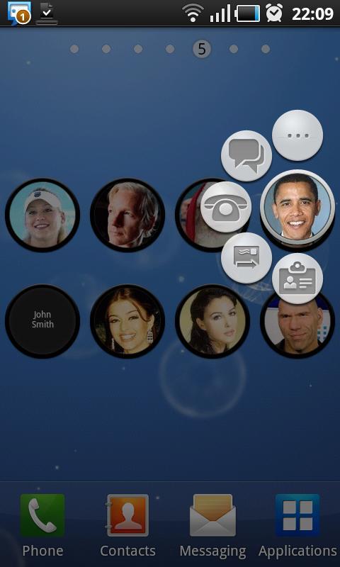 Animated Widget Contact Pro Android Personalization