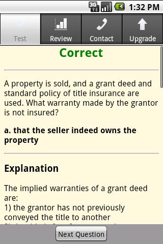 Real Estate Sales Exam Lite Android Education