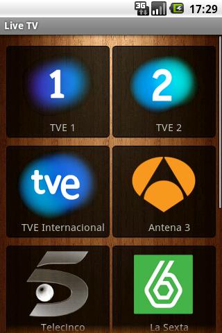 Live TV España Android Entertainment