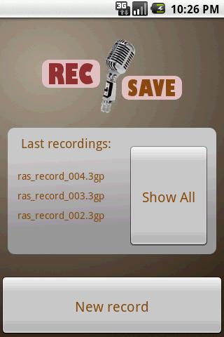 Rec and Save Android Tools