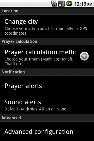 Muslim Salat Widget Android Education