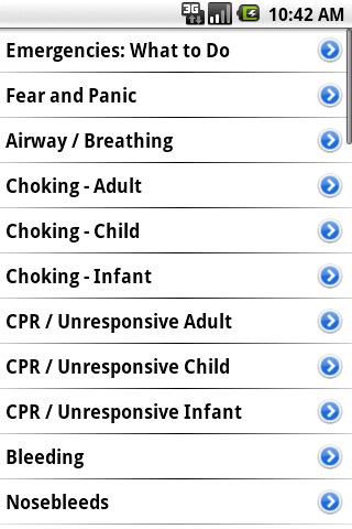 Emergency First  Aid Guide Android Health & Fitness