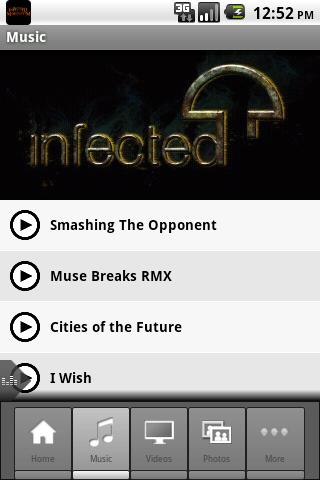 Infected Mushroom Android Entertainment