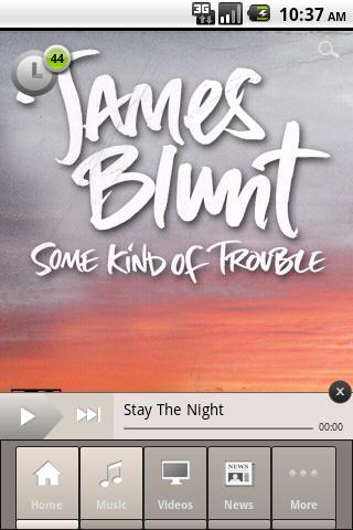 James Blunt Android Entertainment