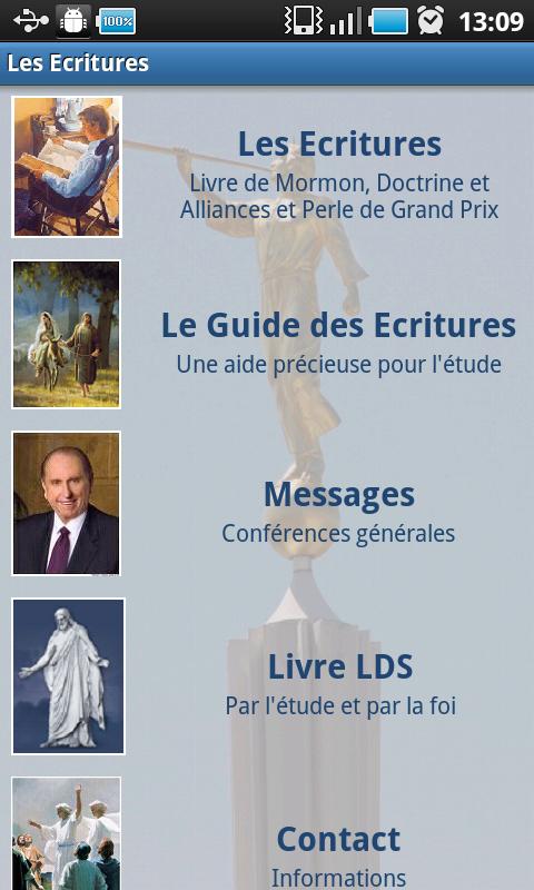 Les Ecritures SDJ – LDS Android Books & Reference