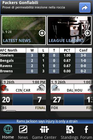LiveSports24 NFL Android Sports