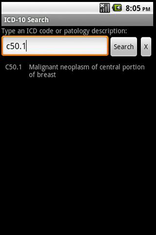 ICD-10 Search Android Health & Fitness