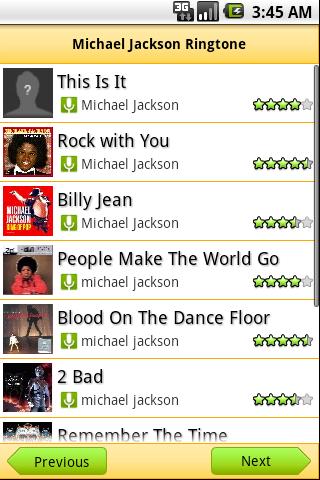 Michael Jackson Rington Android Music & Audio