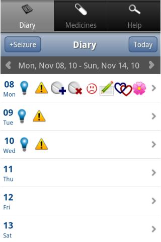 My Epilepsy Diary Android Health & Fitness