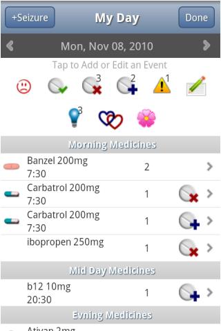 My Epilepsy Diary Android Health & Fitness